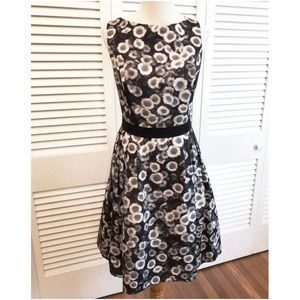 Gorgeous Jason Wu Black & Grey Floral Print Dress